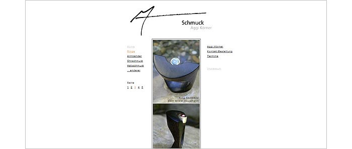 Aggi-Körner-Website