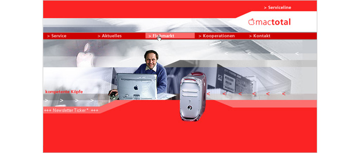 Website-Titel mactotal 2002