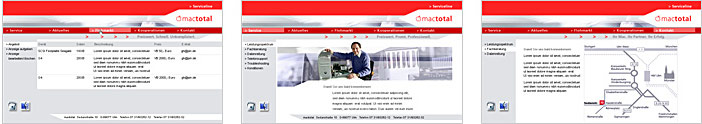 Internetauftritt mactotal 2002